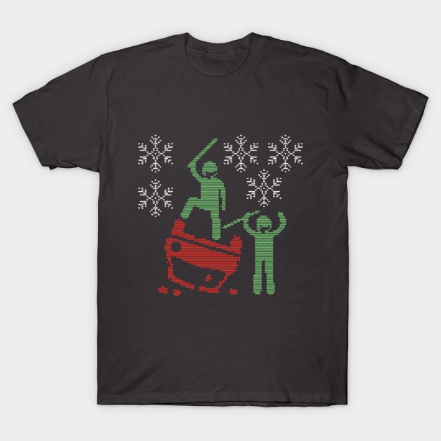 Christmas Riot T-Shirt by DYSTOP-O-MART